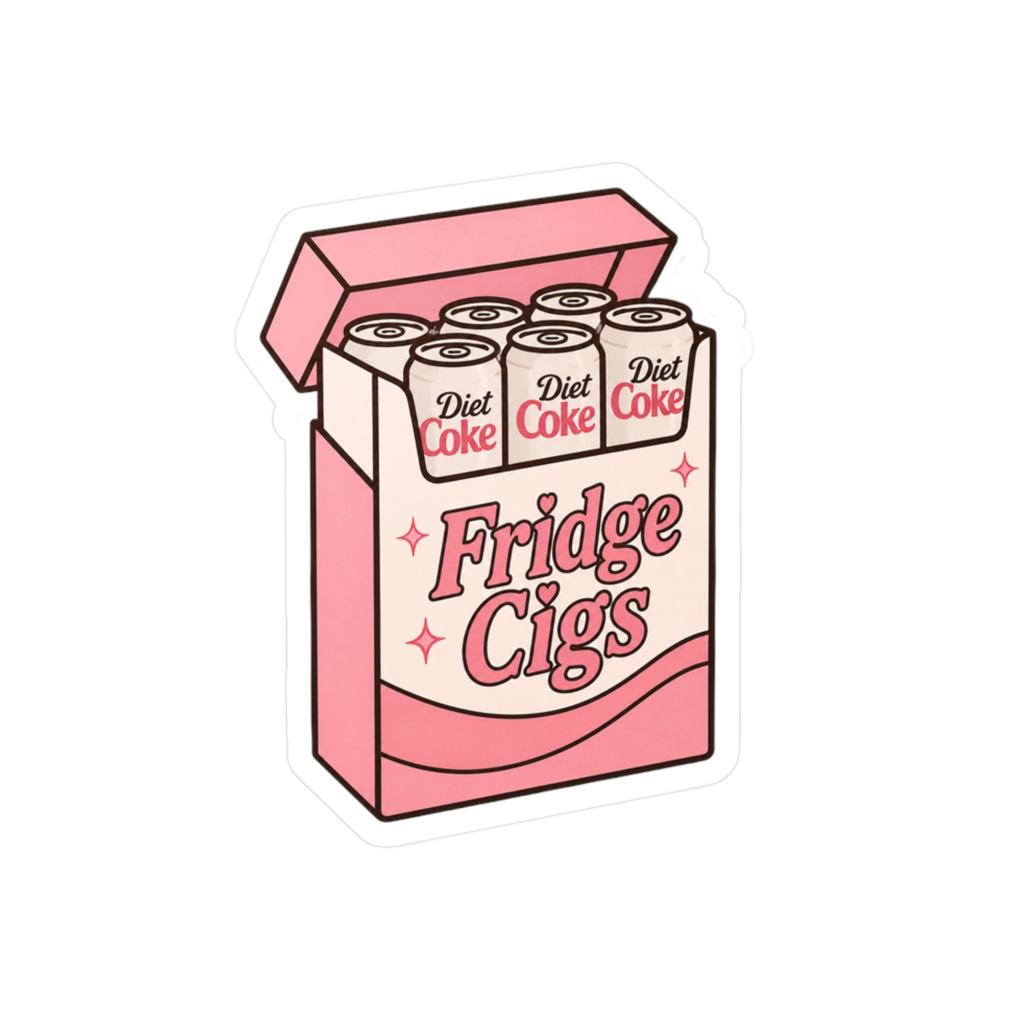 Fridge Cigs Decal
