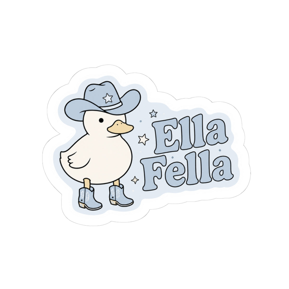 Ella Fella Duck Decal