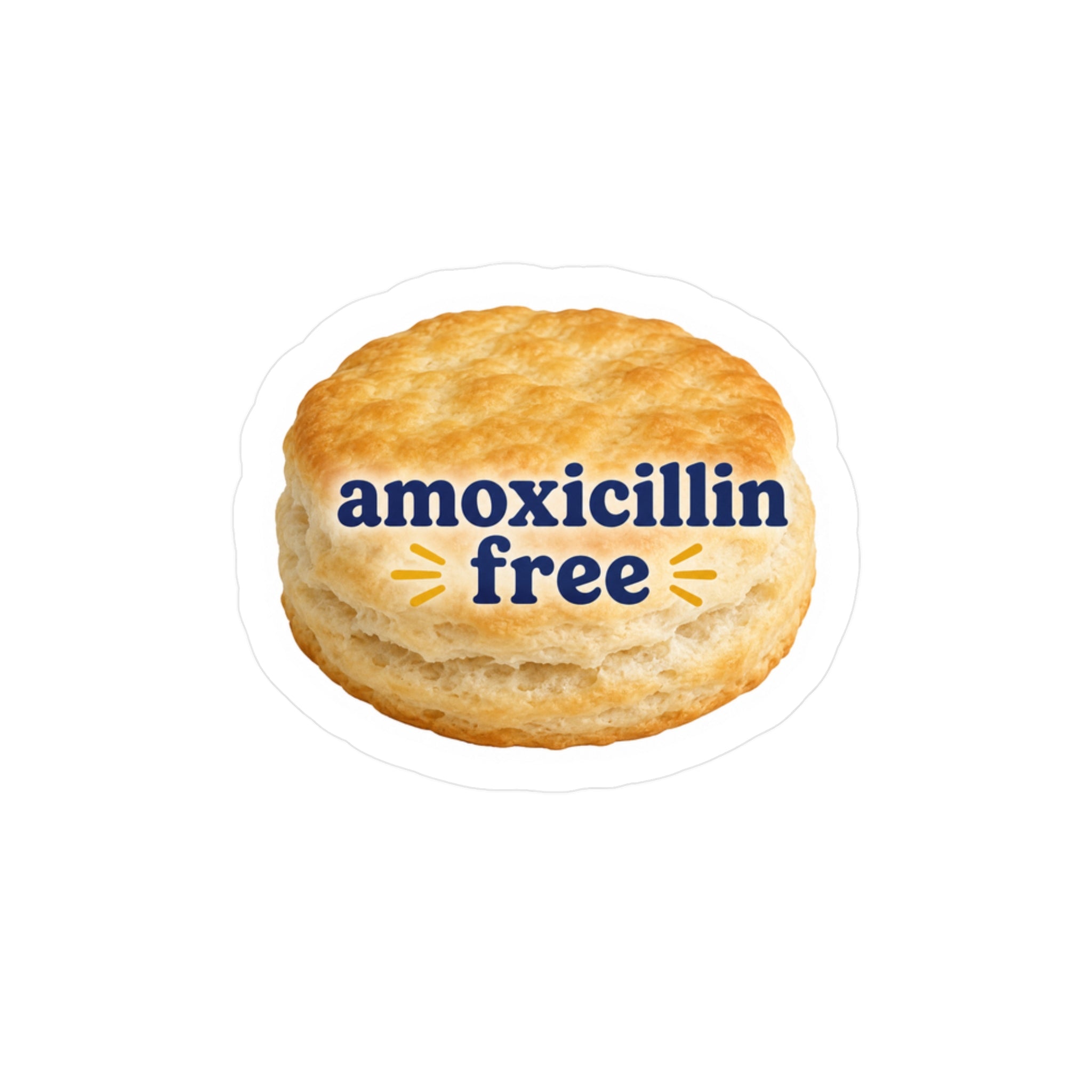 Amoxicillin Free Biscuit Decal