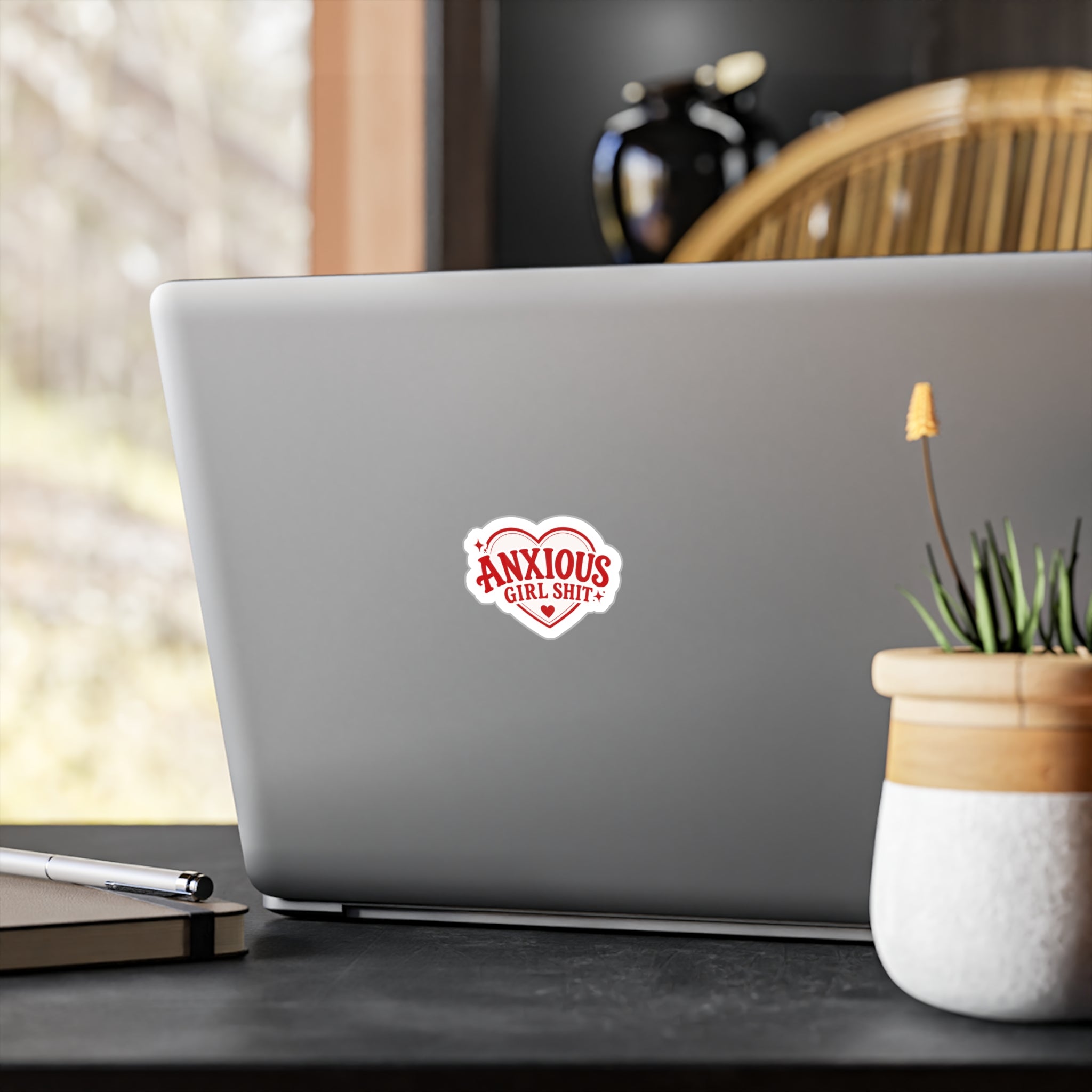 "Anxious Girl Shit" Decal